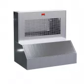 Щит пожарный комбинированный "Модуль" из нержавеющей стали (1 дверь сетка) 